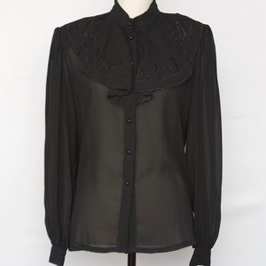 Vintage JUDY BOND blouse Sz 12